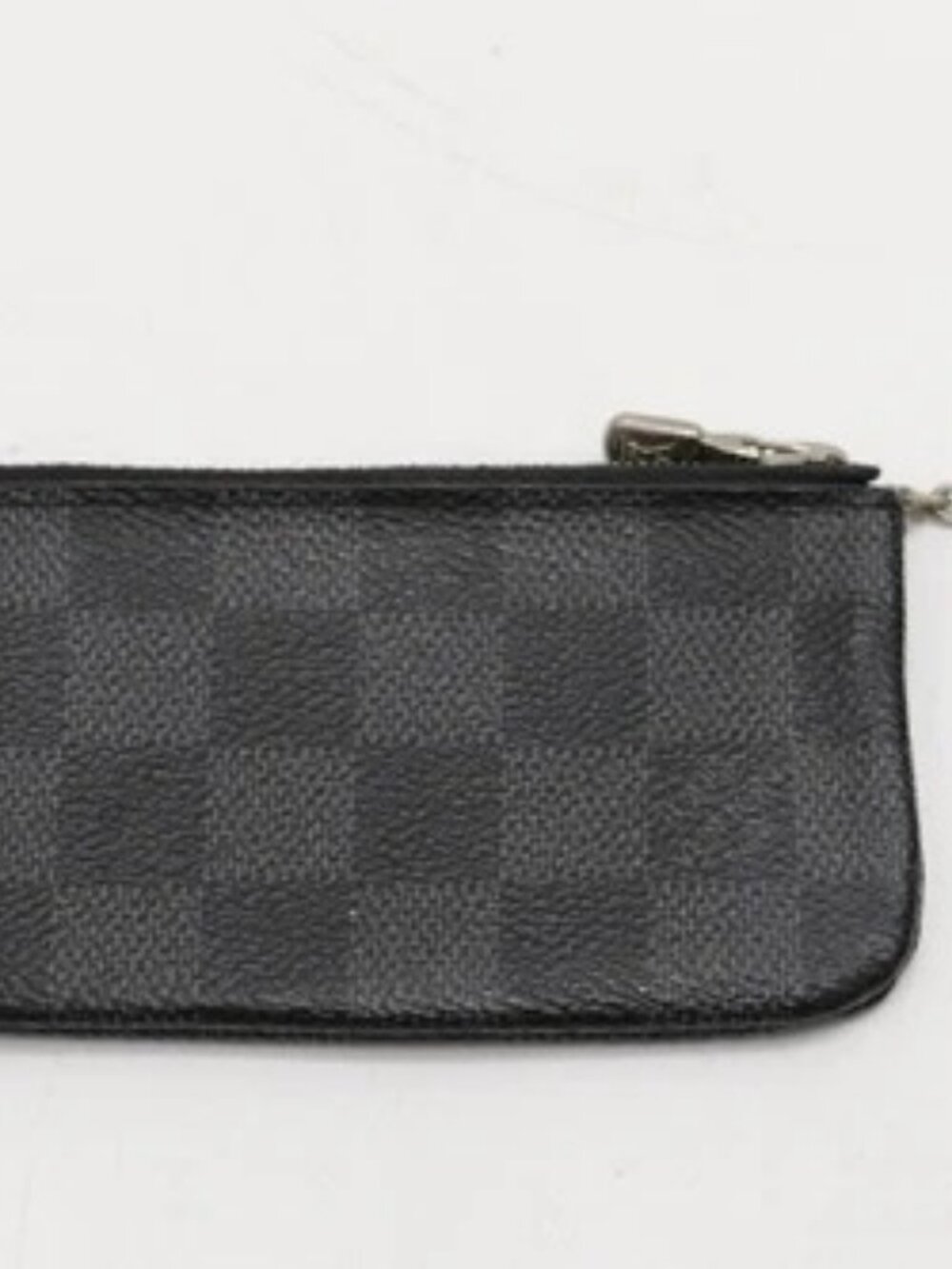 Louis Vuitton Damier Graphite Key Pouch - Black